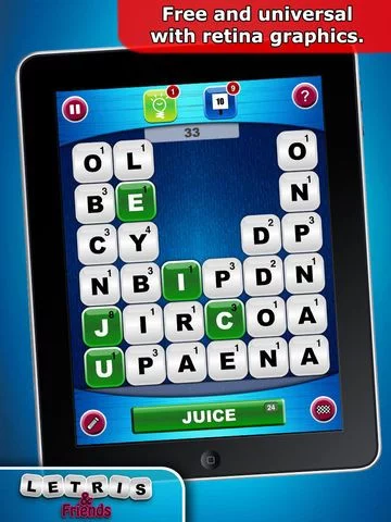 Изображение игры: Letris & Friends: Word puzzle game