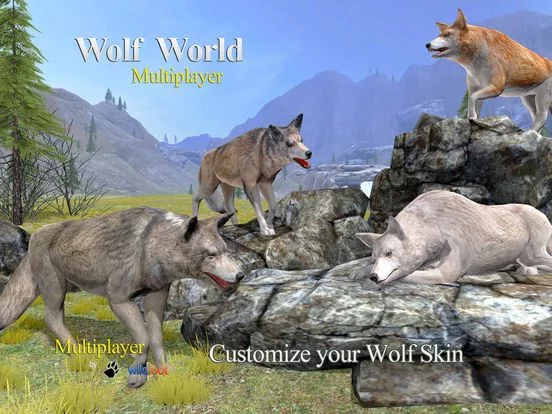 Изображение игры: Wolf World Multiplayer