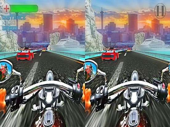 Изображение игры: VR - Crazy Traffic ( Bike and Car ) Racing