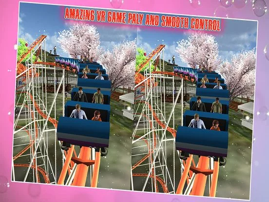 Изображение игры: VR - HillSide Tourist Roller Coaster