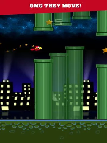 Изображение игры: Tappy Bird Extreme - Moving Pipes Impossible