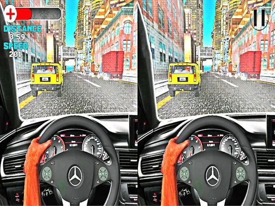 Изображение игры: VR - Crazy Traffic ( Bike and Car ) Racing