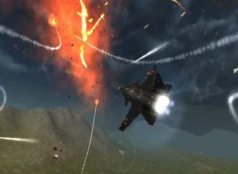 Изображение игры: RapidCaster - Fighter Jet Simulator