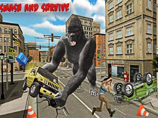 Изображение игры: Giant Gorilla City Attack