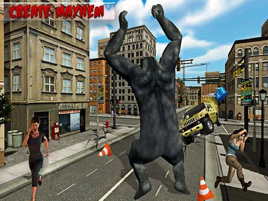 Изображение игры: Giant Gorilla City Attack