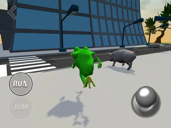 Изображение игры: AMAZING CITY: FROG ADVENTURES
