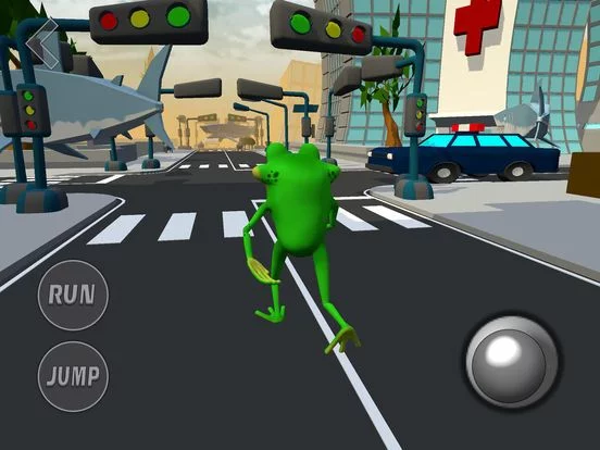 Изображение игры: AMAZING CITY: FROG ADVENTURES
