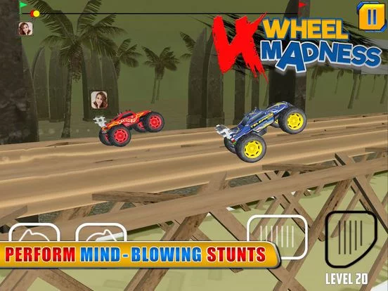 Изображение игры: 4 Wheel Monster Truck Race