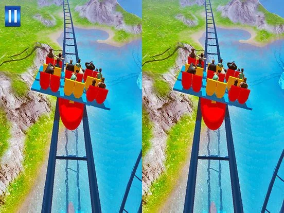 Изображение игры: Vr Roller Coaster Simulator Rush