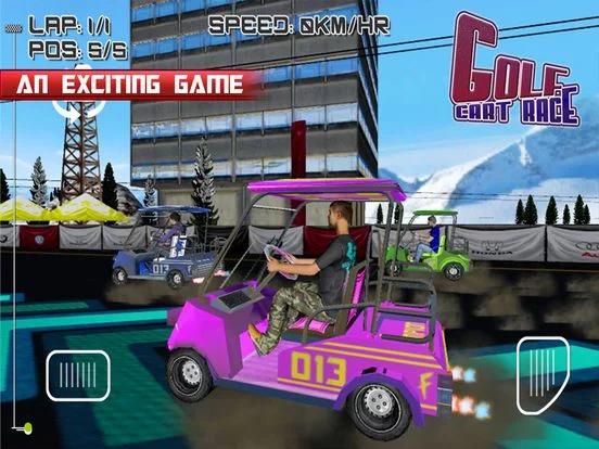 Изображение игры: Golf Cart Race