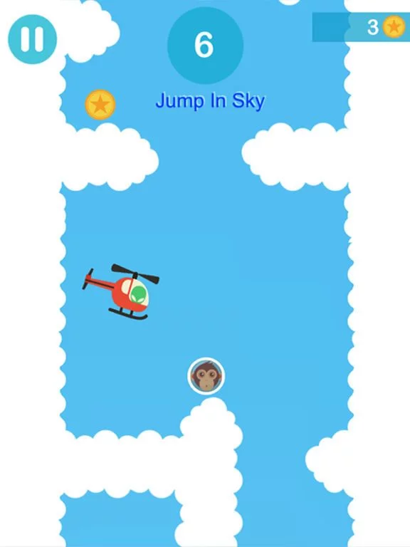 Изображение игры: Jump in the sky