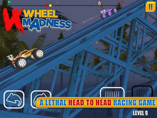 Изображение игры: 4 Wheel Monster Truck Race