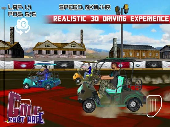 Изображение игры: Golf Cart Race