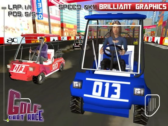 Изображение игры: Golf Cart Race