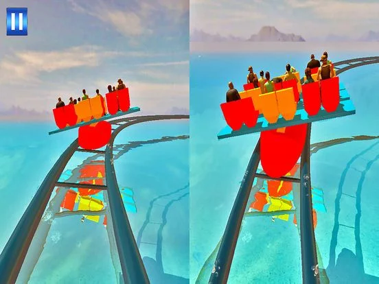 Изображение игры: Vr Roller Coaster Simulator Rush