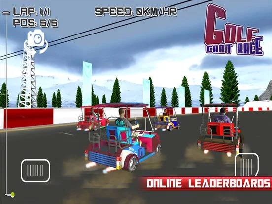 Изображение игры: Golf Cart Race