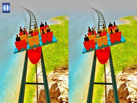 Изображение игры: Vr Roller Coaster Simulator Rush
