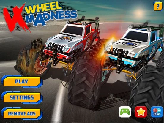 Изображение игры: 4 Wheel Monster Truck Race