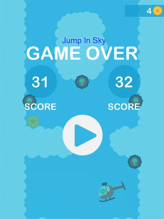 Изображение игры: Jump in the sky