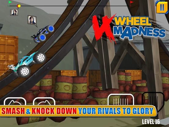 Изображение игры: 4 Wheel Monster Truck Race