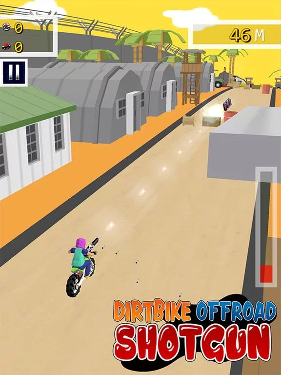 Изображение игры: Dirt Bike Offroard ShotGun- Free 3D Shooting Games