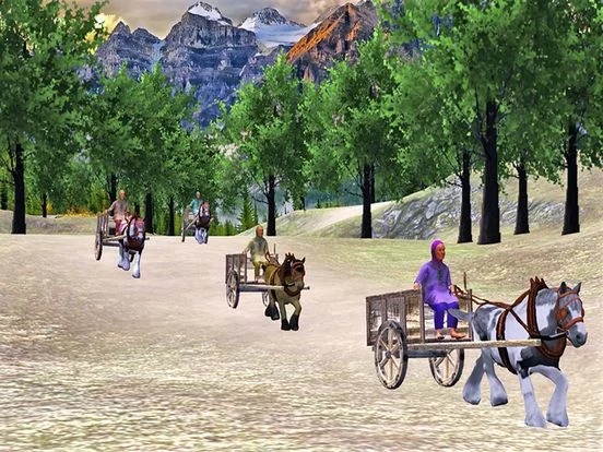 Изображение игры: Go Cart Horse Racing Free