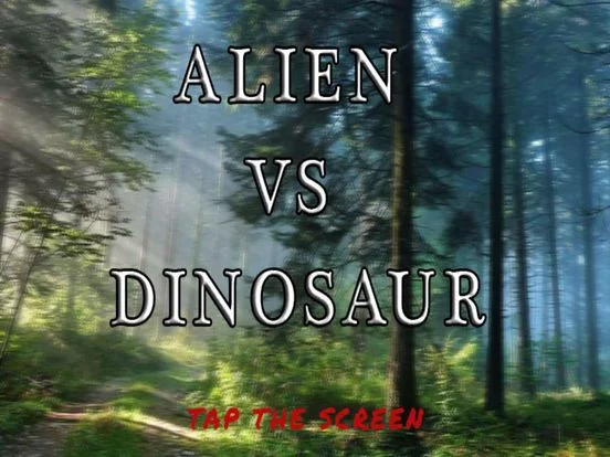 Изображение игры: Alien vs Dinosaur