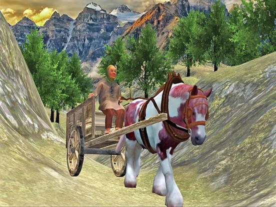 Изображение игры: Go Cart Horse Racing Free