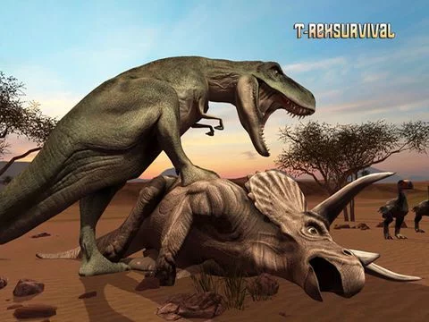 Изображение игры: T-Rex Survival Simulator