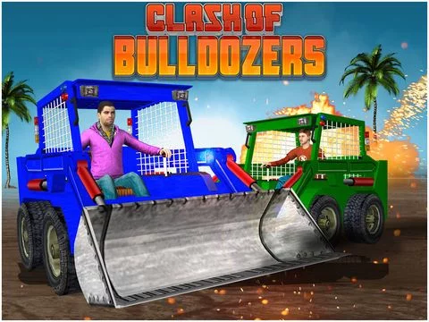 Изображение игры: Clash Of Bulldozers