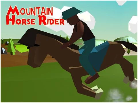 Изображение игры: Mountain Horse Ride ( 3D Game)