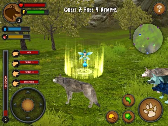 Изображение игры: Wolves of the Forest