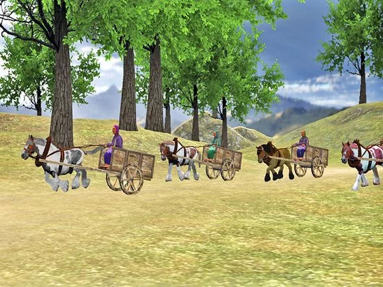 Изображение игры: Go Cart Horse Racing Free