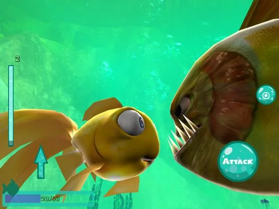 Изображение игры: FEED AND BATTLE: GROW FISH