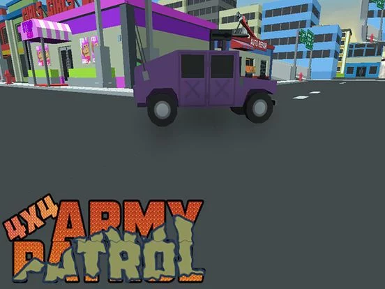 Изображение игры: 4x4 Army Patrol