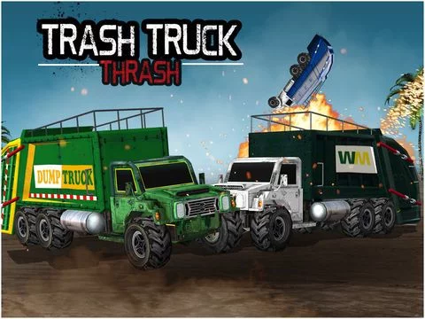 Изображение игры: Trash Truck Thrash
