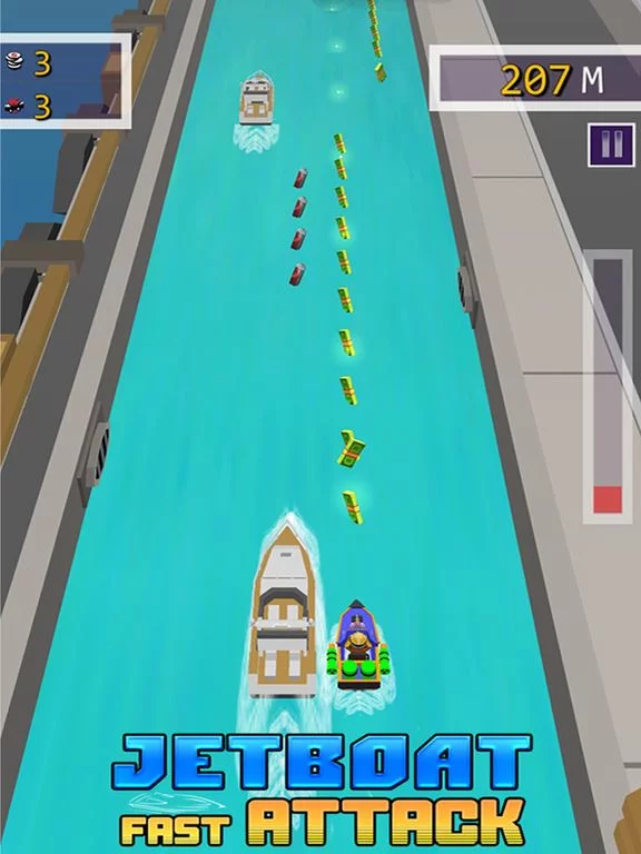 Изображение игры: Jet Boat Fast Attack - Top 3D Water War Racing
