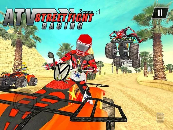 Изображение игры: ATV STREET FIGHT RACING
