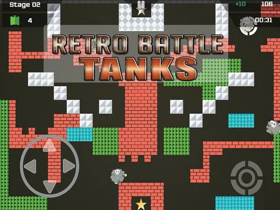 Изображение игры: Retro Battle Tanks