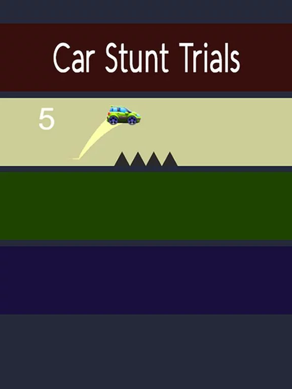 Изображение игры: Car Stunt Race Trails