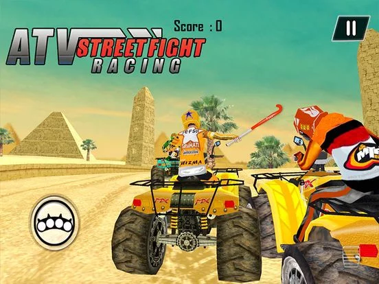 Изображение игры: ATV STREET FIGHT RACING