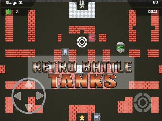Изображение игры: Retro Battle Tanks