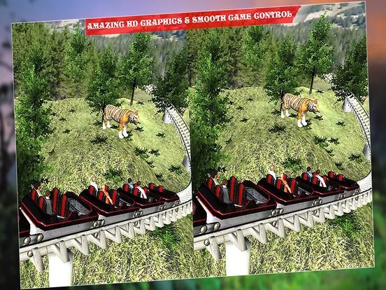 Изображение игры: VR - Mountain Tourist Roller Coaster
