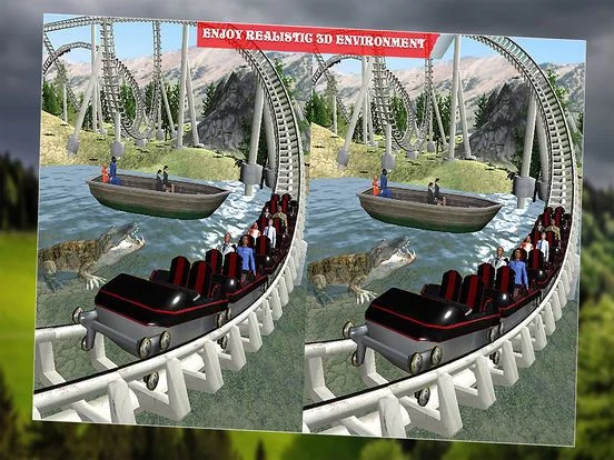 Изображение игры: VR - Mountain Tourist Roller Coaster