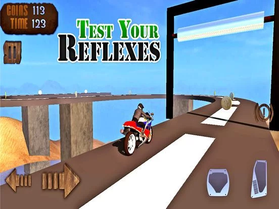 Изображение игры: 3d Desert Stunt Master Bike Racer