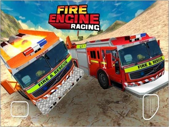 Изображение игры: Fire Engine Racing Simulator