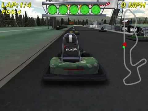 Изображение игры: Go Karting Outdoor HD