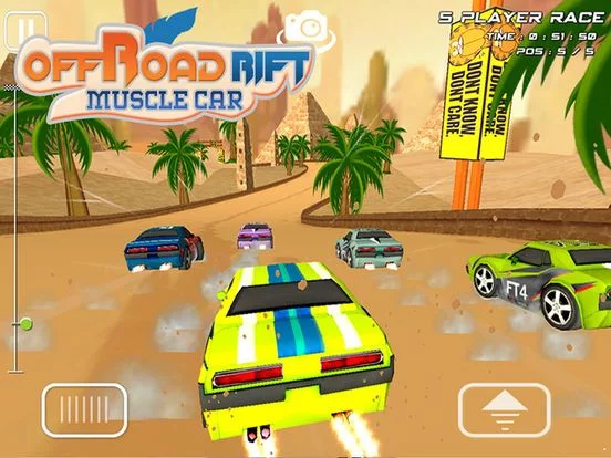 Изображение игры: Offroad Rift - Free Muscle Car Racing For Kids