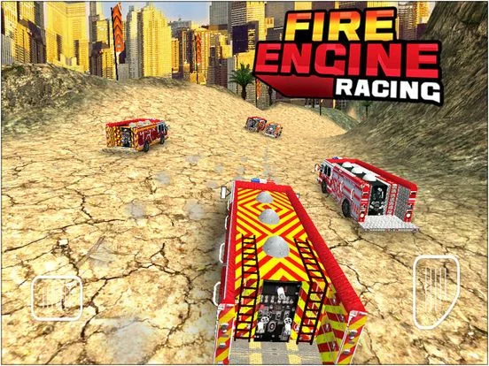 Изображение игры: Fire Engine Racing Simulator