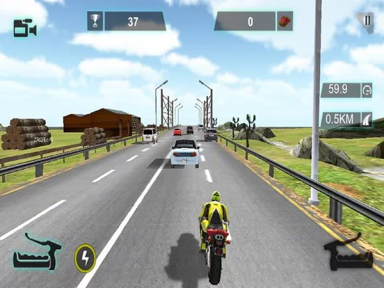 Изображение игры: High Speed Bike Racer